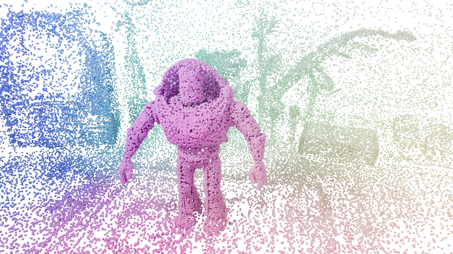 Surflo: a single coherent surface decoded from one global state
